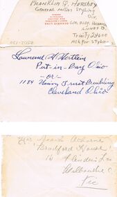 Document - BILL ASHMAN COLLECTION: CORRESPONDENCE