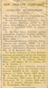 Newspaper - BILL ASHMAN COLLECTION: CORRESPONDENCE
