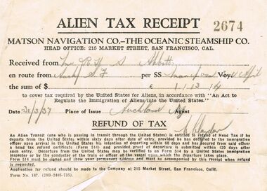 Document - BILL ASHMAN COLLECTION: CORRESPONDENCE