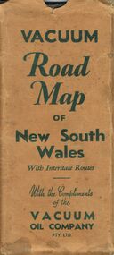 Document - BILL ASHMAN COLLECTION: VACUUM ROAD MAP OF NEW SOUTH WALES