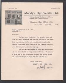 Document - BILL ASHMAN COLLECTION: CORRESPONDENCE