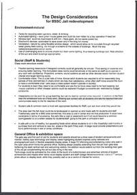 Document - Digital, BENDIGO JAIL DEVELOPMENT