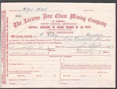 Document - BOOTH AND MCKENZIE ST MINING