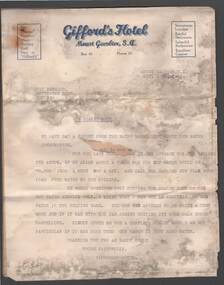 Document - BILL ASHMAN COLLECTION: CORRESPONDENCE