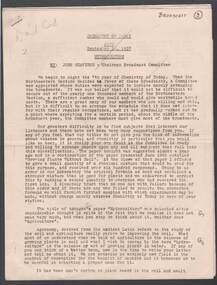 Document - BILL ASHMAN COLLECTION: CORRESPONDENCE