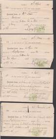 Document - CONNELLY, TATCHELL, DUNLOP COLLECTION: RECEIPT ESTATE OF DAVID STUART