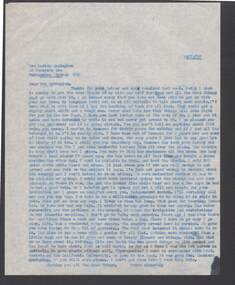 Document - BILL ASHMAN COLLECTION: CORRESPONDENCE