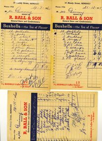 Document - R.BALL & SON DOCKETS, 1959/60