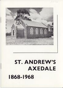 Book - ST.ANDREWS AXEDALE BOOKLET