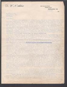 Document - BILL ASHMAN COLLECTION: CORRESPONDENCE