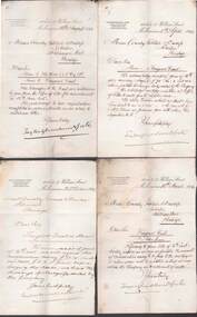 Document - CONNELLY, TATCHELL, DUNLOP COLLECTION:  TAYLOR, BUCKLAND & GATES CORRESPONDENCE