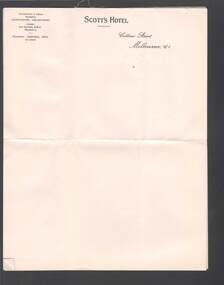 Document - BILL ASHMAN COLLECTION: CORRESPONDENCE