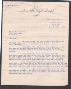 Document - BILL ASHMAN COLLECTION: CORRESPONDENCE