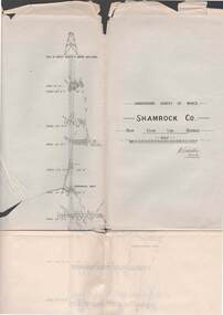 Map - STRUGNELL COLLECTION: UNDERGROUND SURVEY OF MINES BENDIGO, 27-3-01