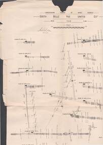 Map - STRUGNELL COLLECTION: UNDERGROUND SURVEY OF MINES BENDIGO, 25/05/01