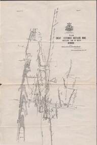 Map - STRUGNELL COLLECTION: HUSTLER'S LINE OF REEFS, BENDIGO, September 1913