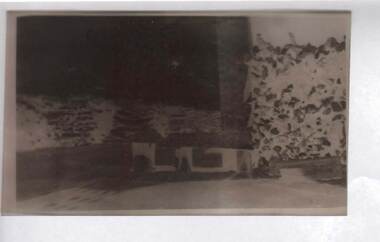 Negative - BILL ASHMAN COLLECTION: DRUMS BESIDE BUILDING