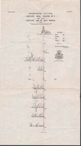 Map - STRUGNELL COLLECTION: HUSTLER'S LINE OF REEFS, BENDIGO, September 1913