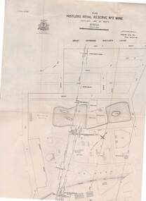 Map - STRUGNELL COLLECTION: HUSTLER'S LINE OF REEFS, BENDIGO, September 1913