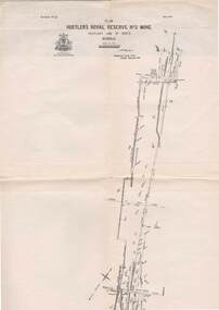 Map - STRUGNELL COLLECTION: HUSTLER'S LINE OF REEFS, BENDIGO, September 1913