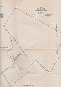 Map - STRUGNELL COLLECTION: HUSTLER'S LINE OF REEFS, BENDIGO