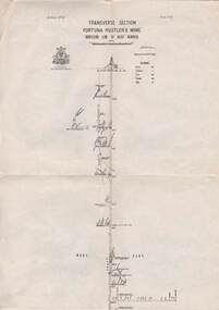 Map - STRUGNELL COLLECTION: HUSTLER'S LINE OF REEFS, BENDIGO, September 1913