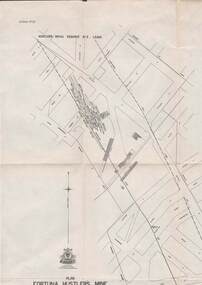 Map - STRUGNELL COLLECTION: HUSTLER'S LINE OF REEFS, BENDIGO, September 1913