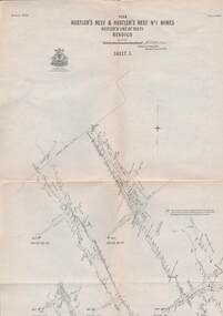 Map - STRUGNELL COLLECTION: HUSTLER'S LINE OF REEFS, September 1913