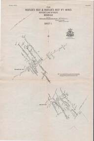 Map - STRUGNELL COLLECTION: HUSTLER'S LINE OF REEFS, September 1913