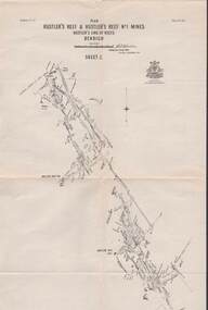 Map - STRUGNELL COLLECTION: HUSTLER'S LINE OF REEFS, September 1913