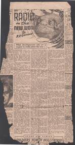 Newspaper - BILL ASHMAN COLLECTION: CORRESPONDENCE