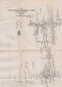 Map - STRUGNELL COLLECTION: UNITED HUSTLER'S & REDAN & K.K.MINES, September 1913