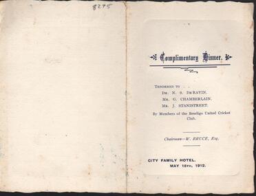 Document - BENDIGO UNITED CRICKET CLUB