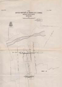 Map - STRUGNELL COLLECTION: UNITED HUSTLER'S & REDAN & K.K.MINES, September 1913