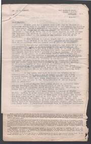 Document - BILL ASHMAN COLLECTION: CORRESPONDENCE