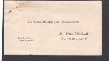 Document - BILL ASHMAN COLLECTION: CORRESPONDENCE