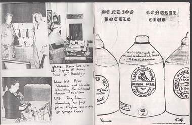 Document - JAMES LERK COLLECTION: BENDIGO CENTRAL BOTTLE CLUB NEWSLETTER
