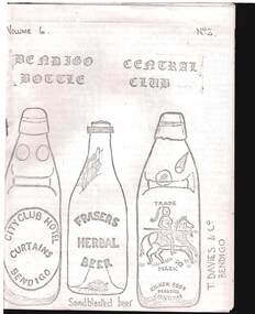 Document - JAMES LERK COLLECTION: BENDIGO CENTRAL BOTTLE CLUB NEWSLETTER