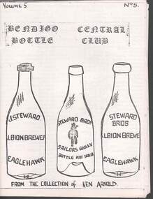 Document - JAMES LERK COLLECTION: BENDIGO CENTRAL BOTTLE CLUB NEWSLETTER