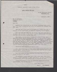 Document - BILL ASHMAN COLLECTION: CORRESPONDENCE