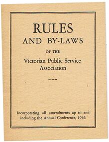 Book - VICTORIAN PUBLIC SERVICE