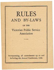 Book - VICTORIAN PUBLIC SERVICE