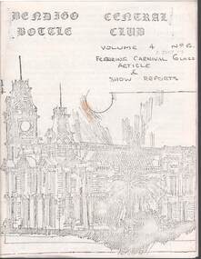Document - JAMES LERK COLLECTION: BENDIGO CENTRAL BOTTLE CLUB NEWSLETTER