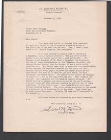 Document - BILL ASHMAN COLLECTION: CORRESPONDENCE
