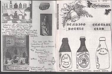 Document - JAMES LERK COLLECTION: BENDIGO CENTRAL BOTTLE CLUB NEWSLETTER
