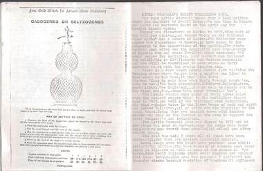 Document - JAMES LERK COLLECTION: BENDIGO CENTRAL BOTTLE CLUB NEWSLETTER
