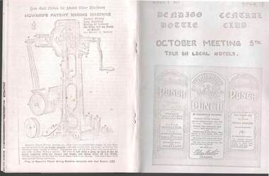 Document - JAMES LERK COLLECTION: BENDIGO CENTRAL BOTTLE CLUB NEWSLETTER