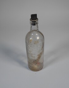 Functional object - COHN BROTHERS COLLECTION: COHNS  SOFT DRINK BOTTLE WITH RUBBER STOPPER