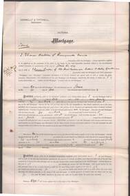 Document - CONNELLY, TATCHELL, DUNLOP COLLECTION: LEGAL PAPERS