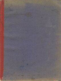 Book - BENDIGO HORTICULTURAL SOCIETY AUXILIARY BENDIGO, 7/11/1956 - 22/12/1956